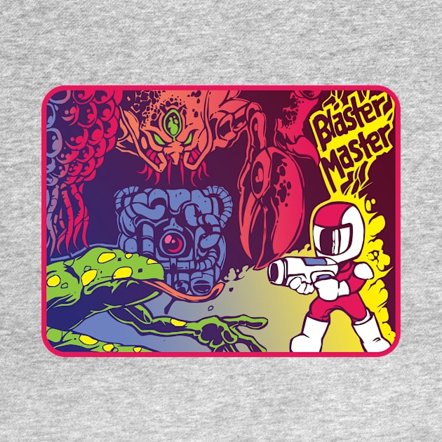 Blaster Master Retro Video Game 80s by dposhirts